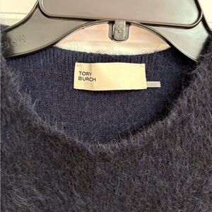 Tory Burch Deep Blue Knit Top